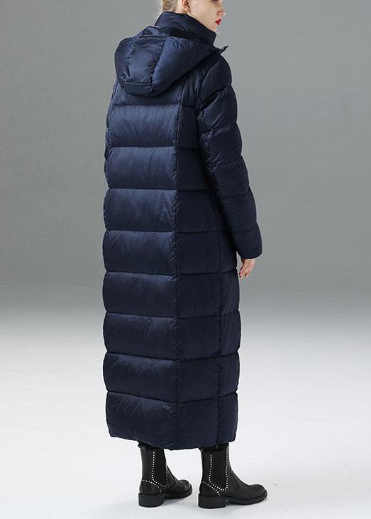 Style Navy slim fit fashion Thick Winter Duck Down Down Coat - Omychic