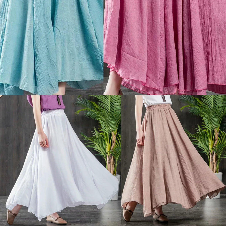 Style big hem chiffon clothes Women Catwalk khaki loose skirts  summer - Omychic