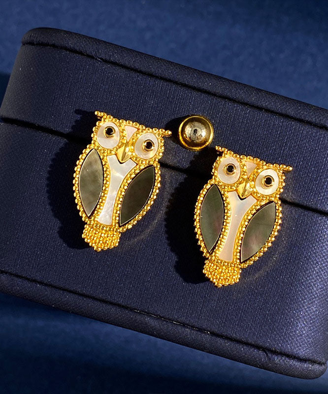 Stylish Animal Copper Original Design Stud Earrings