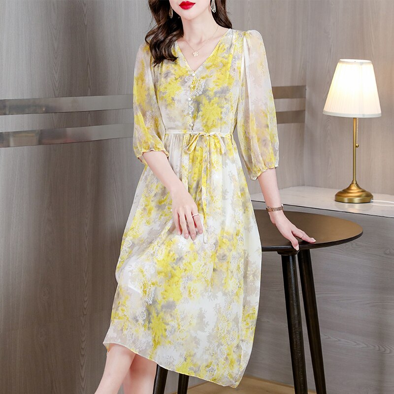 Vintage Loose Elegant Bodycon Party Dress