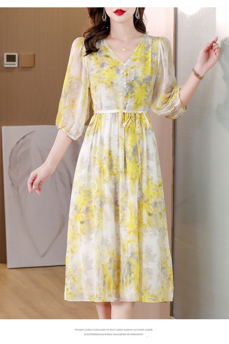 Vintage Loose Elegant Bodycon Party Dress