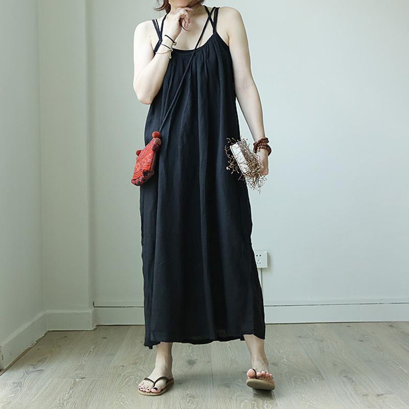 Summer Nice And Cool Solid Color Slip Dress - Omychic