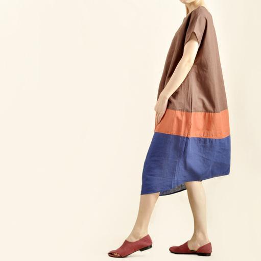 Sweet summer time cotton dress linen maxi dress - Omychic