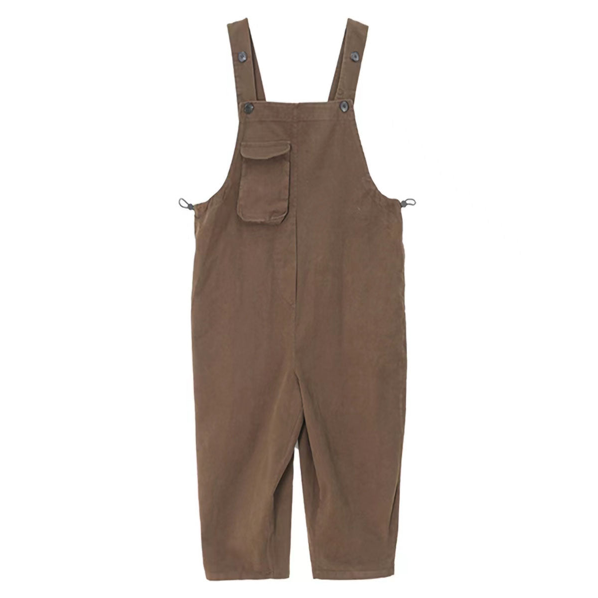 Summer street temperament women's cotton denim distressed suspender jumpsuit main image 0
