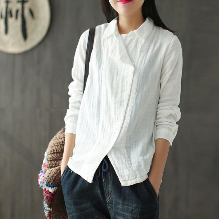 2021 Retro Long Sleeve 100% Cotton Shirt ( Limited Stock) - Omychic