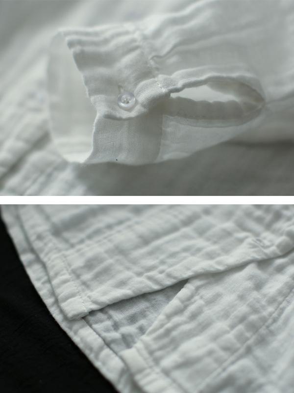 2021 Retro Long Sleeve 100% Cotton Shirt ( Limited Stock) - Omychic