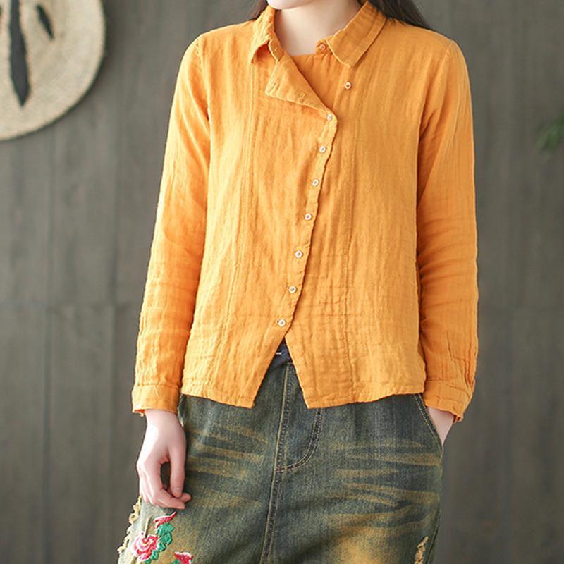 2021 Retro Long Sleeve 100% Cotton Shirt ( Limited Stock) - Omychic