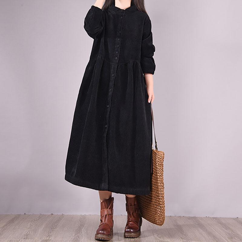 Trendy Spring Thicken Warm Corduroy Dress ( Limited Stock) - Omychic