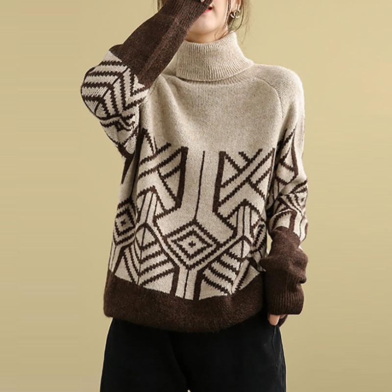 Spring Thicken Warm Turtleneck Sweater - Omychic