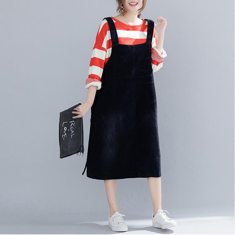 Women black quilting clothes Metropolitan Museum Runway Summer Spaghetti Strap pockets Dress - Omychic