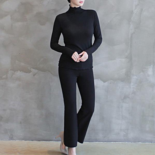 Women wild cotton high neck Blouse Inspiration black blouses - Omychic