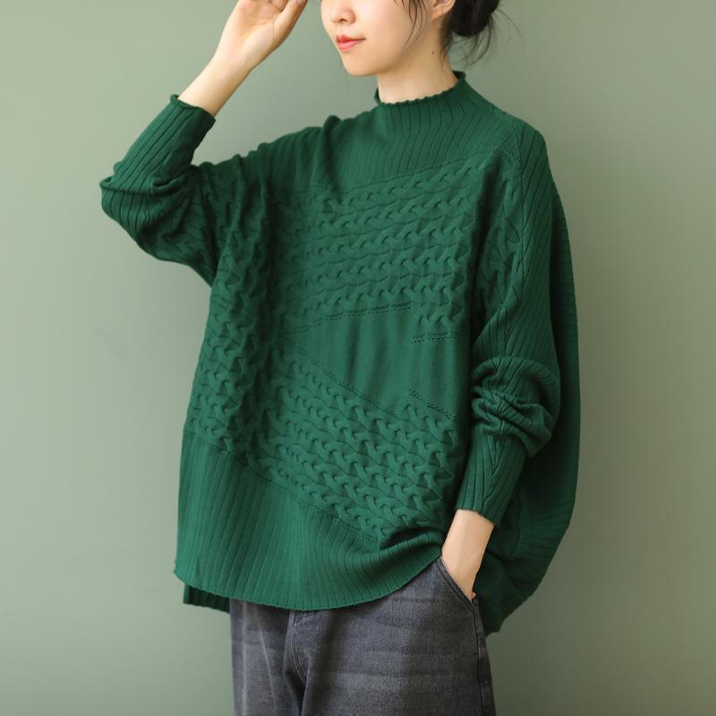 DIY Irregular Hem Knit Top Sweater - Omychic