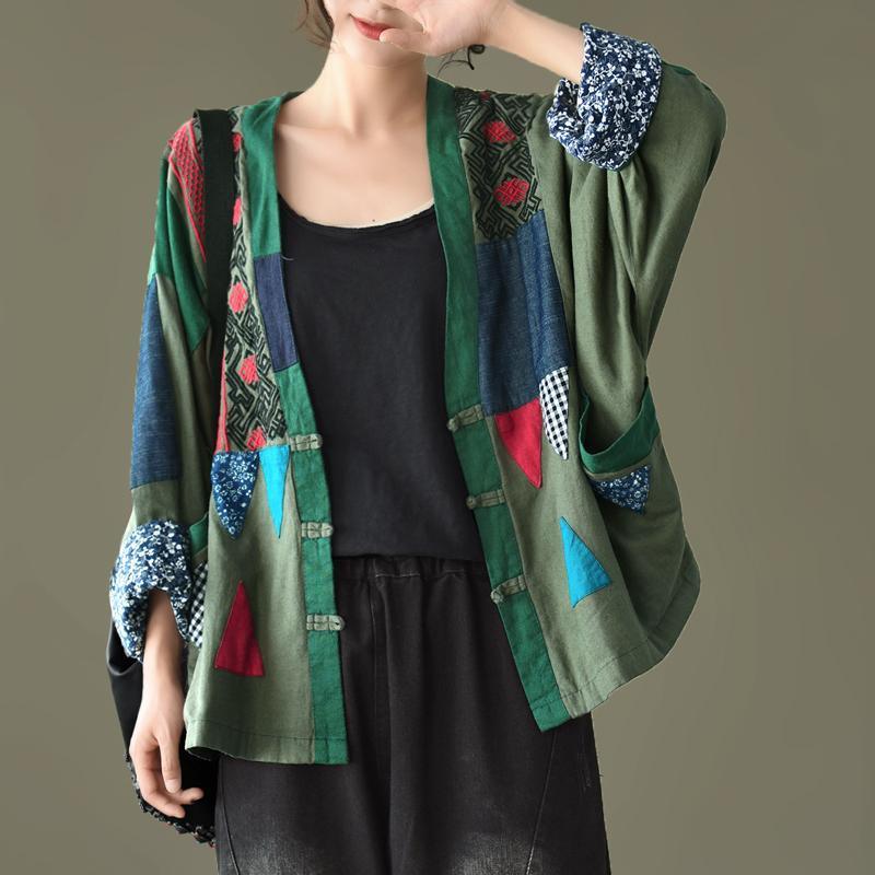 Elegant Women Patchwork Coat Luxury Jacket - Omychic