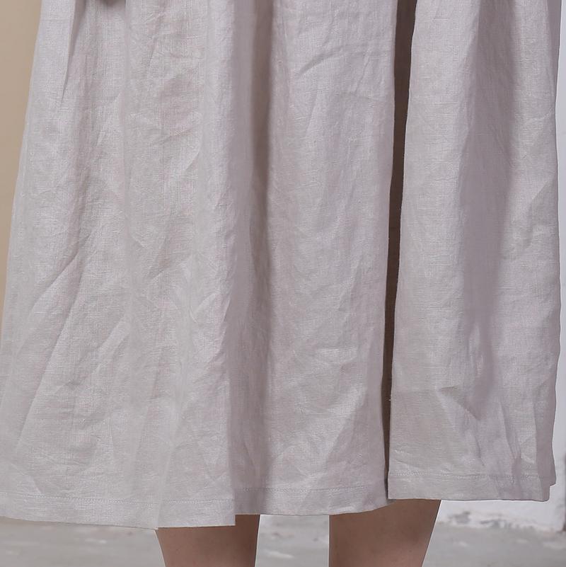 Women Summer Casual Solid Pullover Loose Short Sleeve Maxi Dress - Omychic