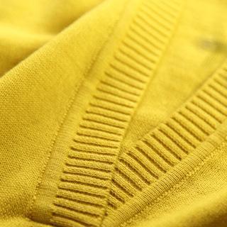Yellow Women sweater knitted vest - Omychic