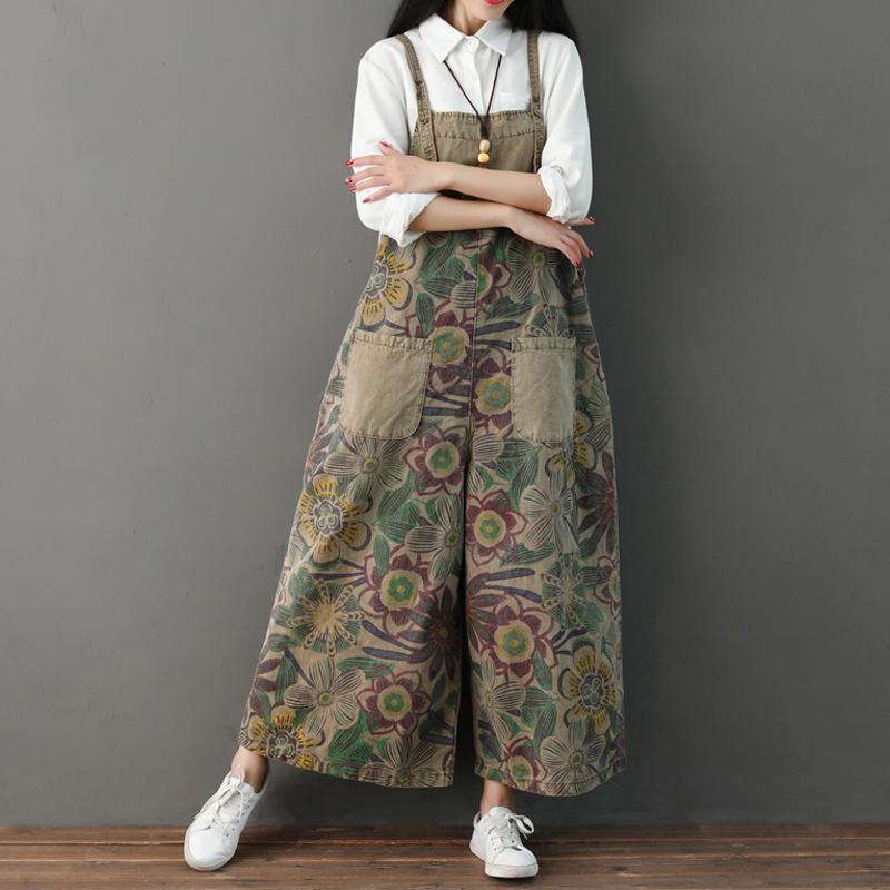 2023 New Wide-Leg Women Casual Jumpsuit