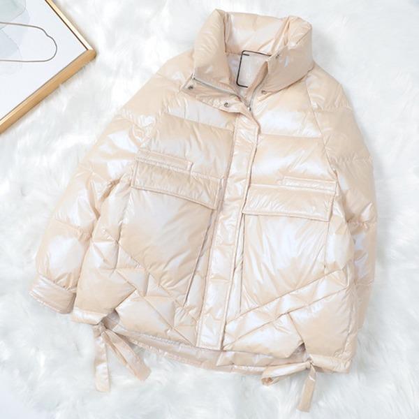 Short White Duck Down Women Jacket Coats Girls Thinck Warm Snow Wear Outdoor Clothing - Omychic