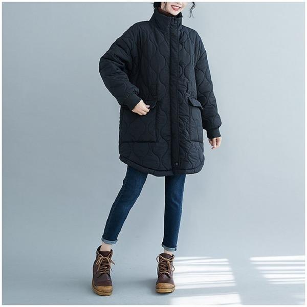 plus size thicken Cotton woman casual loose autumn winter jacket Coat clothes - Omychic