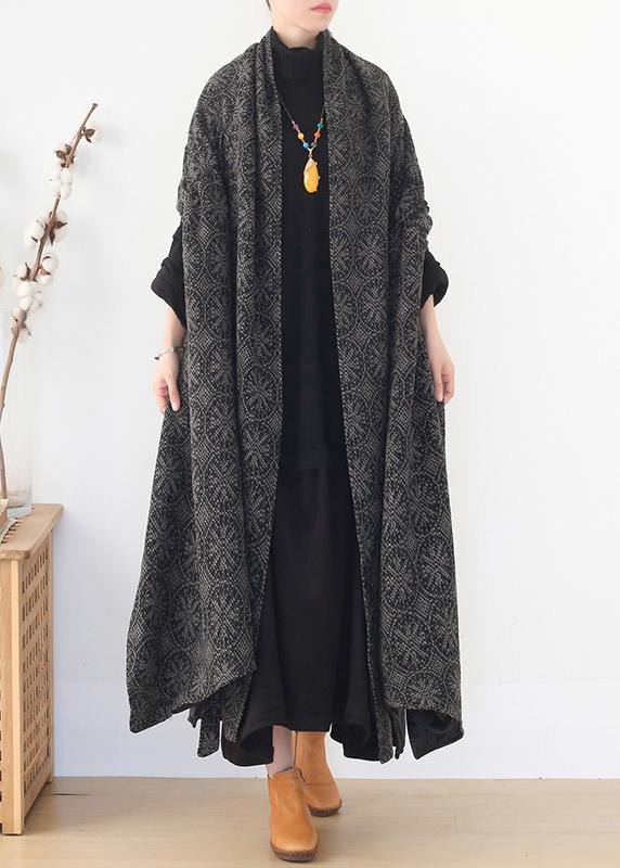 boutique  plus size clothing Jackets & Coats cloak women coats asymmetric wild wool coat - Omychic