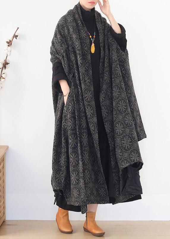 boutique  plus size clothing Jackets & Coats cloak women coats asymmetric wild wool coat - Omychic
