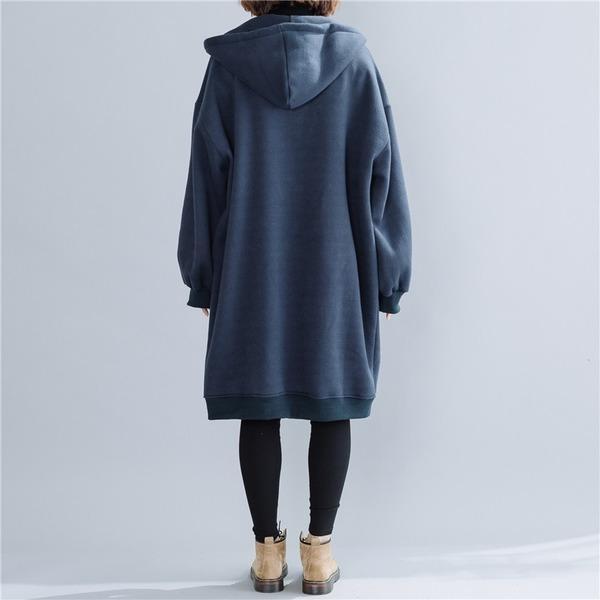 cotton plus size oversized korean casual loose long autumn winter friends hoodies sweatshirt - Omychic