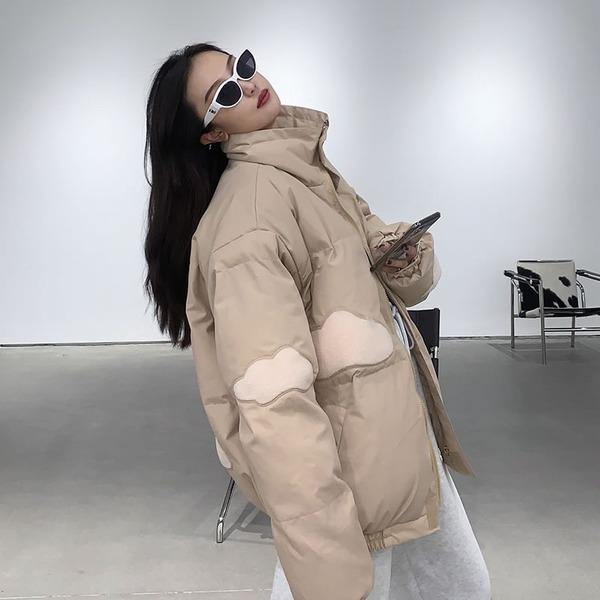 Casual Fashion Women Winter The New Stand Collar Loose Keep Warm All-match Parka Coat - Omychic
