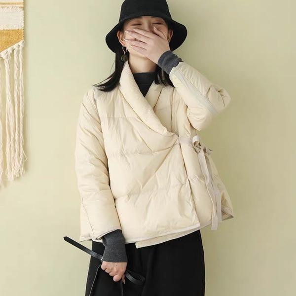 2020 Winter New Vintage Women Clothes Casual Down Coats - Omychic