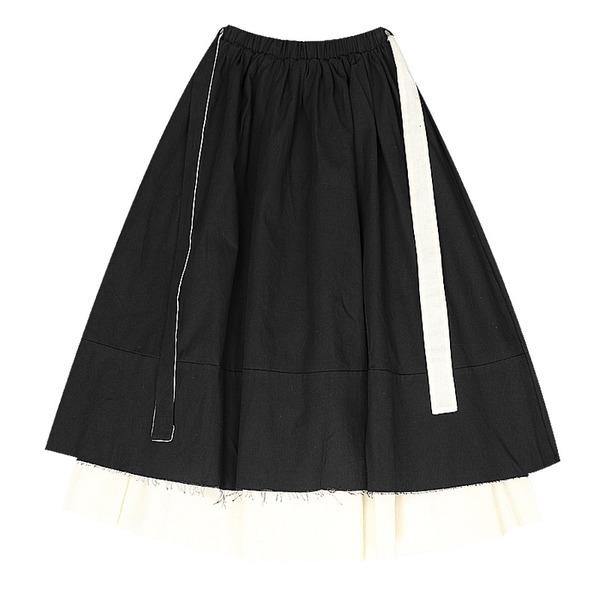 2020 Winter  Minority Double Seam Raw Edge Minority Casual Skirt - Omychic