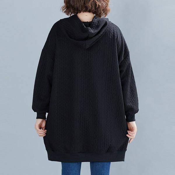 Oversized Women Cotton Casual Hoodies New 2020 Loose Female Hooded Sweatshirt - Omychic
