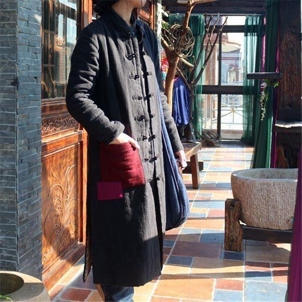 2020 Winter New Women Parkas Black Thick Warm Long Sleeve Parkas - Omychic