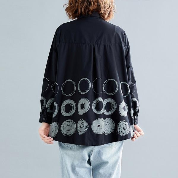 omychic cotton linen spring vintage plus size Casual loose shirt women elegant blouse 2020 clothes ladies tops streetwear - Omychic