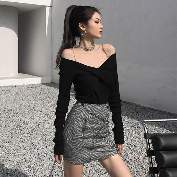 Fashion New Sexy Style 2020 Full Sleeve Goddess Fan Casual Sweater - Omychic