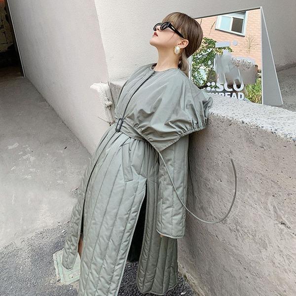 Striped Parkas Fashion New Women Irregular  2020 Winter Minority Loose Parkas - Omychic