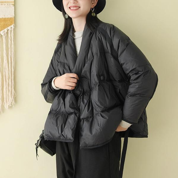 2020 Winter New Vintage Women Clothes Casual Down Coats - Omychic