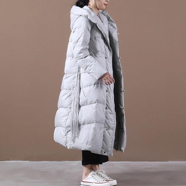 2020 Winter Warm Female Vintage Loose White Duck Down Coats - Omychic