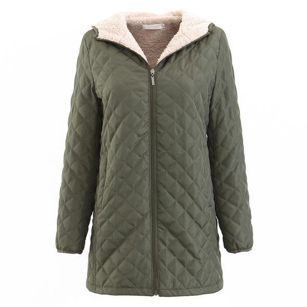 5 Color Women 2020 Spring New Solid Color Casual Women Cloths Long Sleeve Plus Size Quality Parkas - Omychic