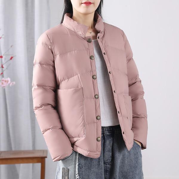 Warm Female Windbreaker Parka Women's Down Jackets Pink Girl Coats - Omychic