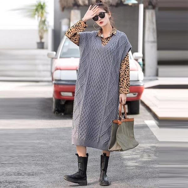 2020 Winter Long Casual Style Loose Minority Vest - Omychic