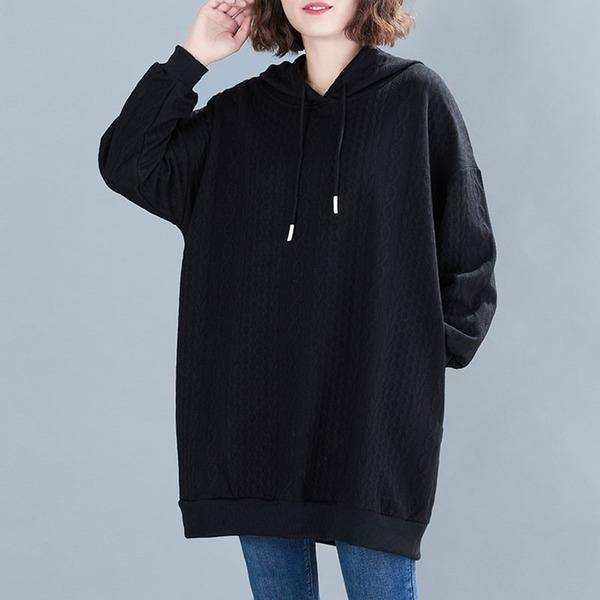 Oversized Women Cotton Casual Hoodies New 2020 Loose Female Hooded Sweatshirt - Omychic