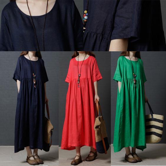 long linen dresses Omychic long linen dresses Omychic