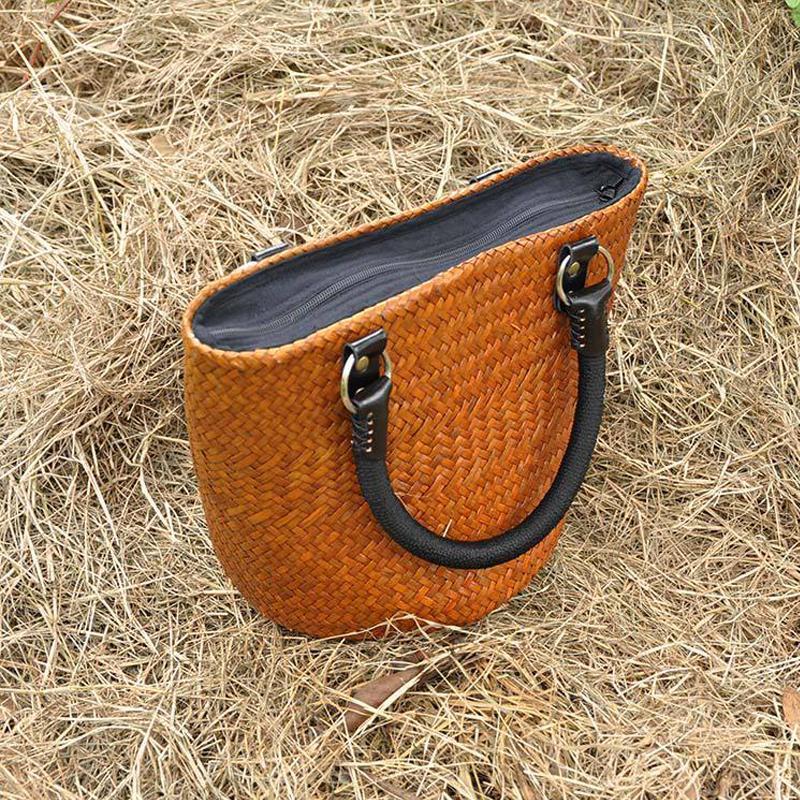 Hand-Woven Retro Summer Women Bag