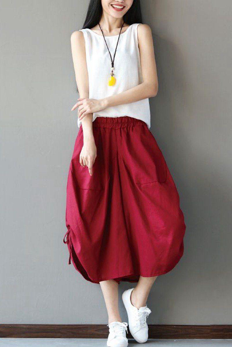 Casual Bloomers Pants Women Clothes - Omychic