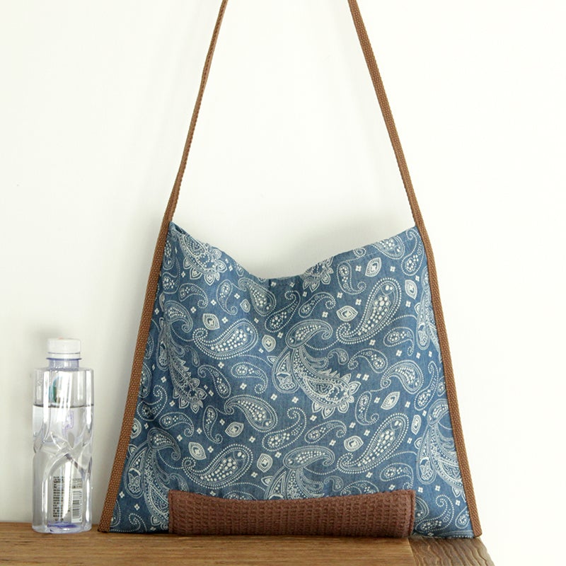 Retro Ethnic Floral Canvas Shoulder Bag