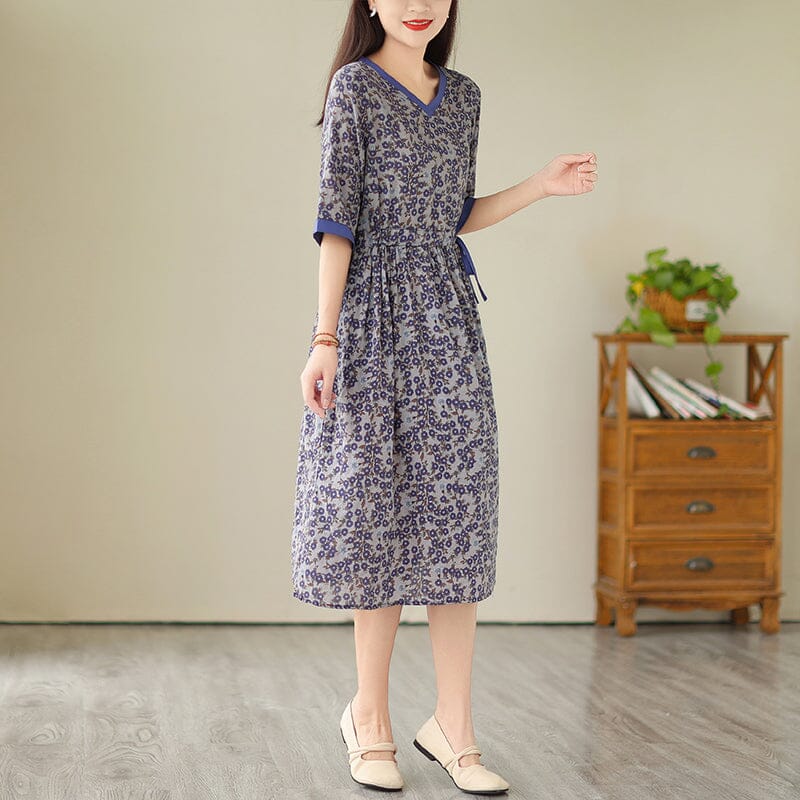 Loose Summer Casual Fashion Floral Dress