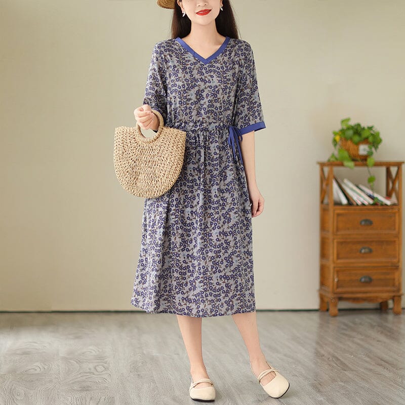 Loose Summer Casual Fashion Floral Dress