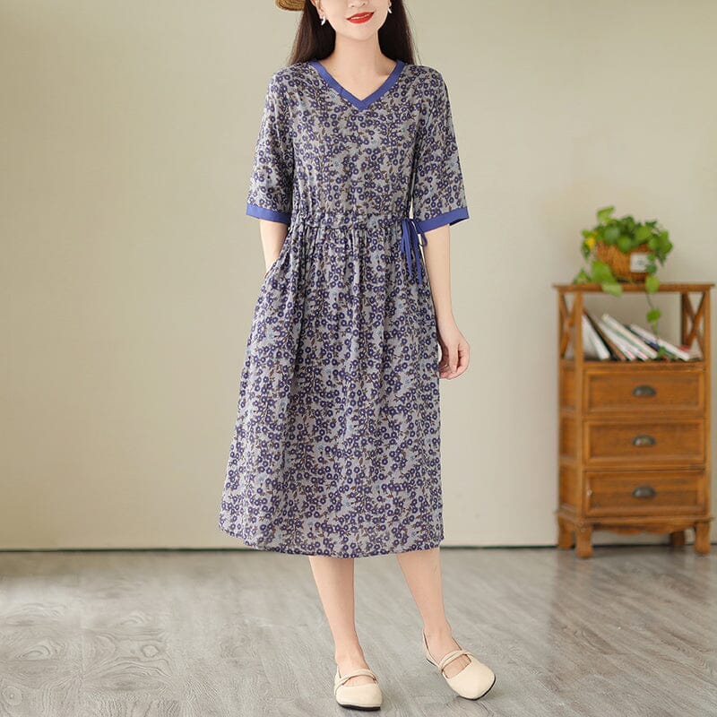 Loose Summer Casual Fashion Floral Dress