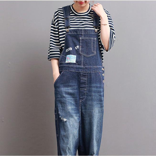 summer casual cotton pants oversize women jeans - Omychic