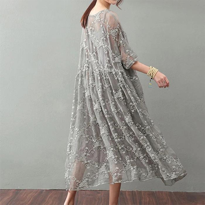 long linen dresses Omychic long linen dresses Omychic