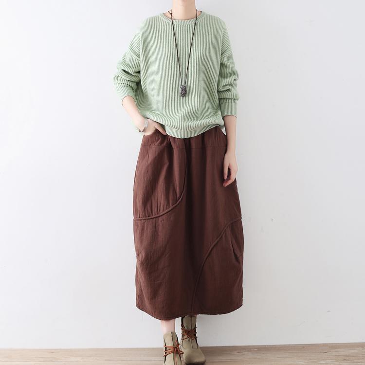 warm fall outfits 2017 light green knit tops oversize casual pullover sweaters - Omychic