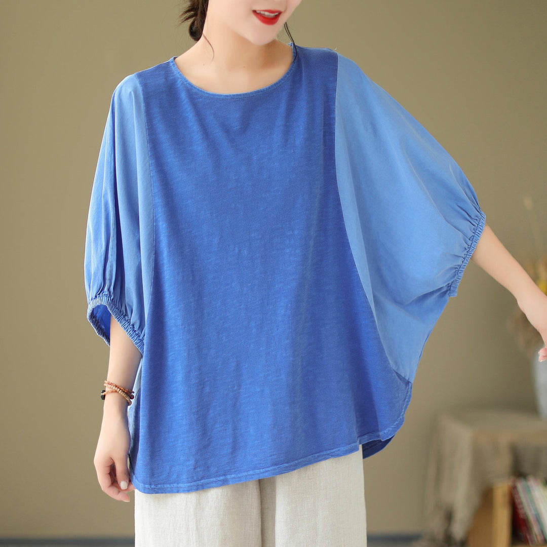 Plus Size Women Summer Loose Casual Tops